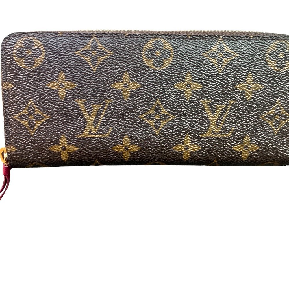 Louis Vuitton Clémence Wallet M60742 (Fuchsia Interior) in 👌 Pristine Condition - Picture 6 of 16